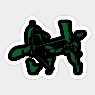 Green Arrow Sticker